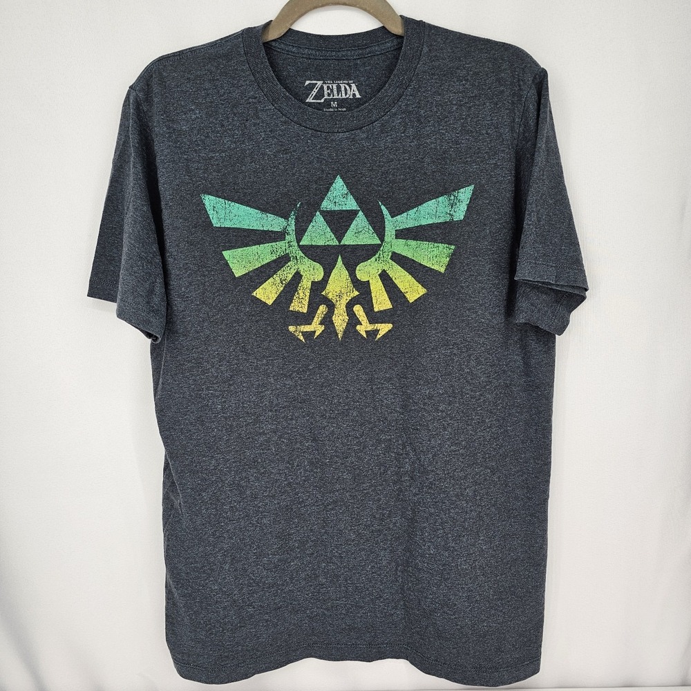 The Legend Of Zelda Nintendo Tshirt Adult‎ Sz M Grey See Description